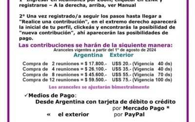 NUEVA MODADLIDAD DE INGRESO A LOS GRUPOS
